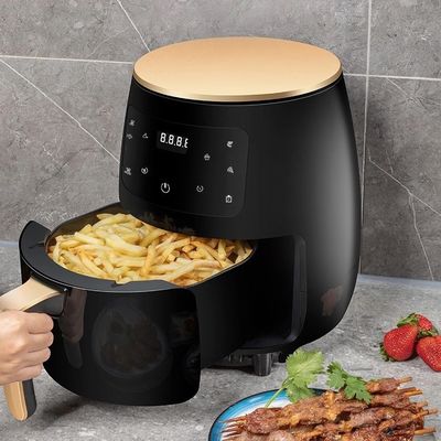 Funkcja Z Wskaźnikiem Światła 4,5L 6L Nieprzylepna Powierzchnia Gotowania Fryer powietrzny bez oleju
