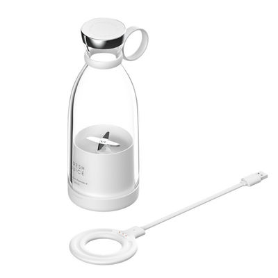 Przenośny, naładowalny mikser z USB 350ml 4 ostrza Pink Mini Electric do podróży