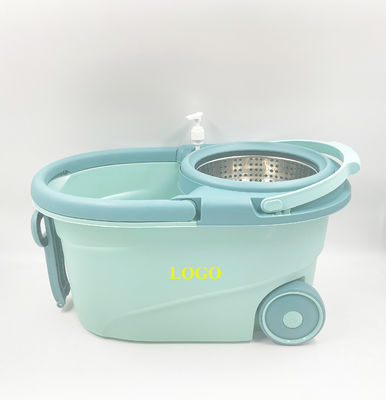 Bezproblemowe czyszczenie z domowym 360 Magic Spin Mop i koszyk do suszenia ze stali nierdzewnej