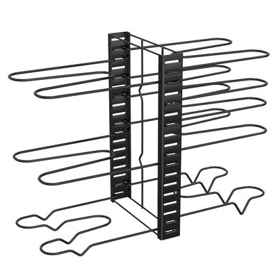Regulowalny szafki kuchni garnek i organizator patelni 8 poziom stojak z 3 metodami DIY