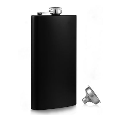 Skórzane butelki z wina ze stali nierdzewnej dla mężczyzn 8 oz Flask zewnętrzny z biodra Rozmiar produktu 93 * 122mm