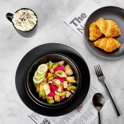 Nowoczesny projekt Porcelanowe naczynia stołowe Set ceramiczny do kuchni domowej Hotel Pokój restauracja