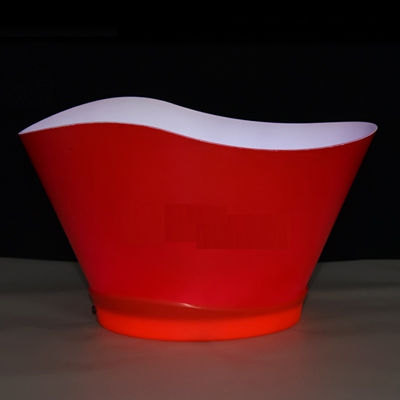 Logo na zamówienie Wiadro lodowe 12L Światło impreza Jasne piwo Szampana LED Chłodnia butelki wina