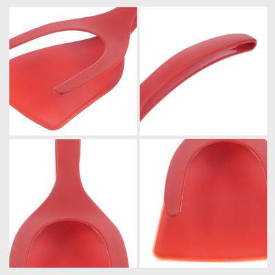 2 w 1 Spatula Tong do narzędzia do gotowania Czarne jajko Flipper Tong naleśniki Ryby francuskie tosty