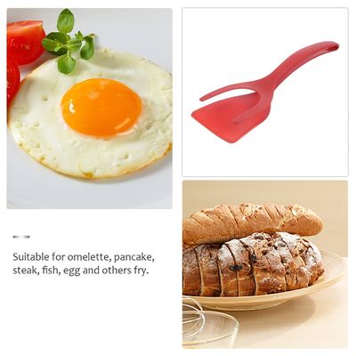 Narzędzia do produkcji owoców i warzyw Typ 2 w 1 Spatula Tong Materiał PPA Grip and Flip Egg Clip