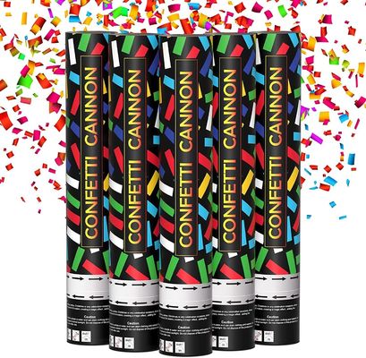 Konfetti Cannon Party Supplies 60cm biodegradowalne ręcznie skręcone kanony odkrywające płeć