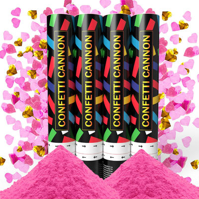 Konfetti Cannon Party Supplies 60cm biodegradowalne ręcznie skręcone kanony odkrywające płeć