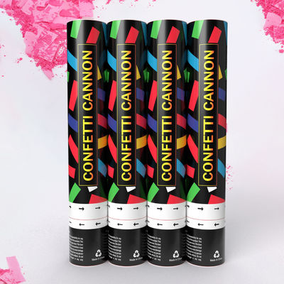 Konfetti Cannon Party Supplies 60cm biodegradowalne ręcznie skręcone kanony odkrywające płeć