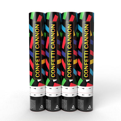 Konfetti Cannon Party Supplies 60cm biodegradowalne ręcznie skręcone kanony odkrywające płeć