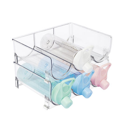 Wino i napoje organizator PET półka do kuchni szafki lodówki plastikowej butelki