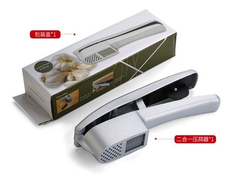2 w 1 Ginger Chopper Aluminium Alloy Garlic Press I Garlic Slicer Z Custom Logo