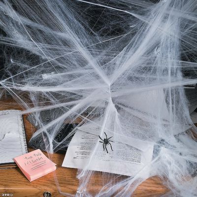 Dostosowywalne Stretchy Halloween Spider Web przerażające sceny rekwizyty dla domu nawiedzonego