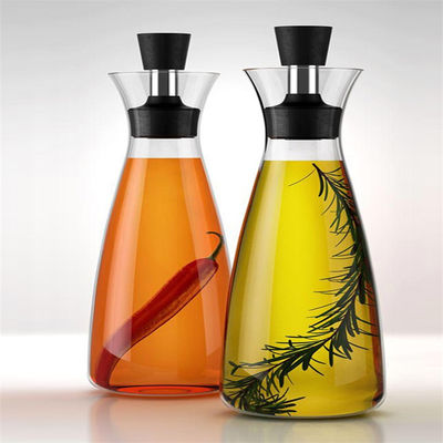 650ml/400ml Szklane butelki do oleju i octu bez kropli do kuchni