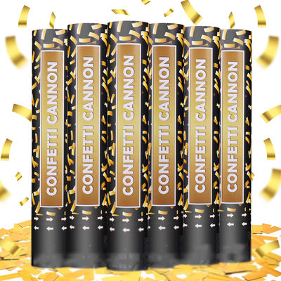 40cm Wielokolorowe Biodegradowalne Popper Confetti Cannons dla kolorowych uroczystości