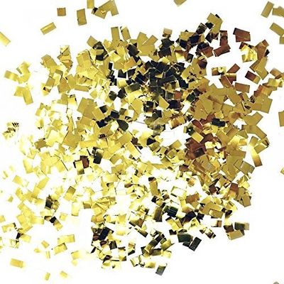 Fioletowy 2*5cm Party Popper Confetti Cannon Biodegradable Rectangle Round Heart Shape Green White Black Confetti Złota folia bez próbki