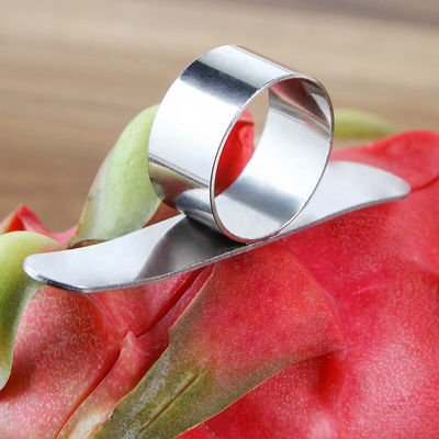 430 Pierścień ze stali nierdzewnej Mini Size Fruit Peeler Kitchen Gadget Manual Orange Peeler Sliver