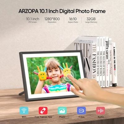 Zaopatrzenie hurtowe 10 cali 16g WiFi LCD Obłok Video Download Frameo Digital Photo Picture Frame