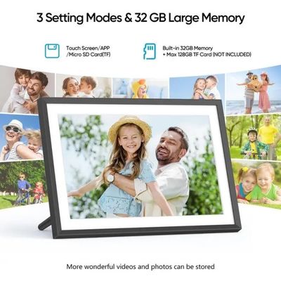 Zaopatrzenie hurtowe 10 cali 16g WiFi LCD Obłok Video Download Frameo Digital Photo Picture Frame