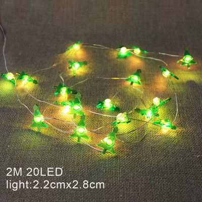Czerwony LED Świąteczne światła String Snowman Święty Mikołaj Gwiazda Świąteczny produkt dekoracyjny