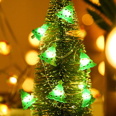 Czerwony LED Świąteczne światła String Snowman Święty Mikołaj Gwiazda Świąteczny produkt dekoracyjny