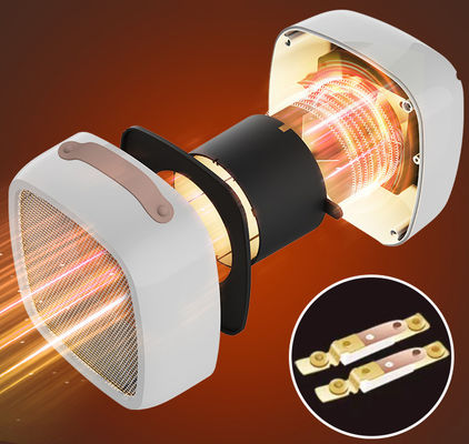 Mini PTC Fan Heater 400W Włókno grzewcze do wygodnego i przytulnego ogrzewania w małych przestrzeniach