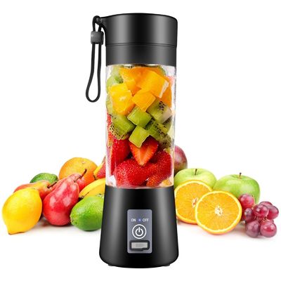 Silikonowy PC Elektryczny Mini Bottle Ice Blender Home USB 2/4/6 Blades Juicer Cup Machine