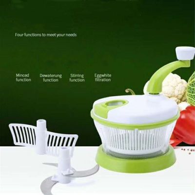 Produkty spożywcze ręcznie napędzane Cięgacz warzyw Cięgacz mięsa Mieszanie sałatki Spinner z pokrywką
