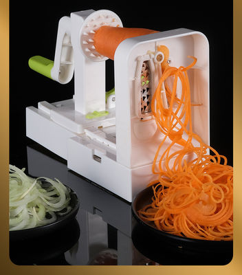 Uaktualnij gotowanie z 5 ostrzami warzyw Spiral Slicer ABS PS TPR