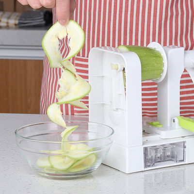 Uaktualnij gotowanie z 5 ostrzami warzyw Spiral Slicer ABS PS TPR