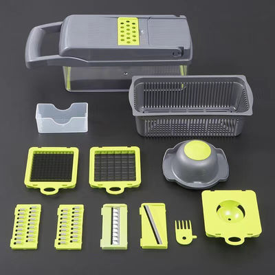 Łatwy do cięcia warzyw 12 w 1 cięcia żywności Mandolin Slicer do akcesoriów kuchennych