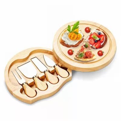 22.5*22.5*3.5cm drewniany bambusowy zestaw z serami dla OEM/ODM obsługiwany