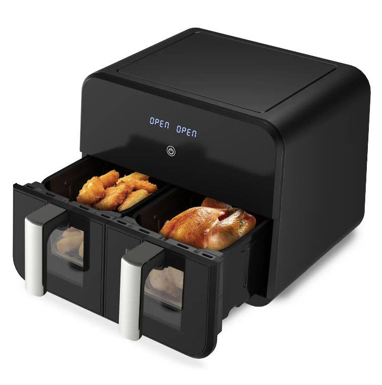 9L ekran dotykowy podwójny Fryer powietrzny Fryer elektryczny Smart Rack bez oleju