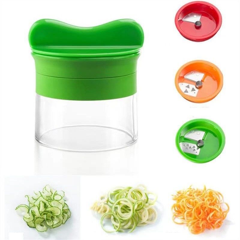 Spiralizer Grubą i Cienką Julienne Slicing Set 3 w 1 ręczne cięcie warzyw do pomarańczy