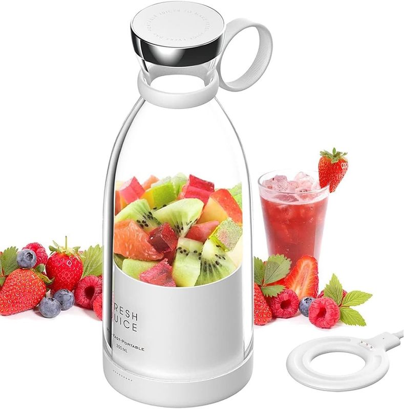 NO Aplikacja sterowana Mini Juicer Cup Plastic USB Portable Blender do koktajli i koktajli