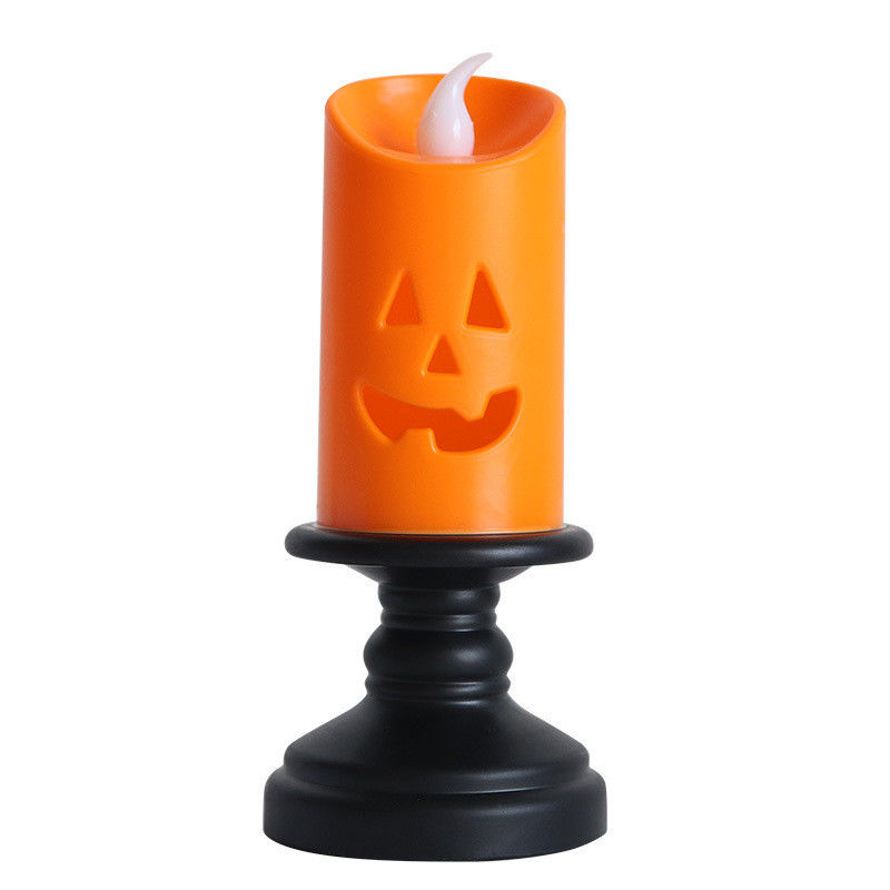 Dekoracje na Halloween Odrobnik do świec na dywanie LED Światła nocne Świecznik Ozdoby lampy 8*12cm