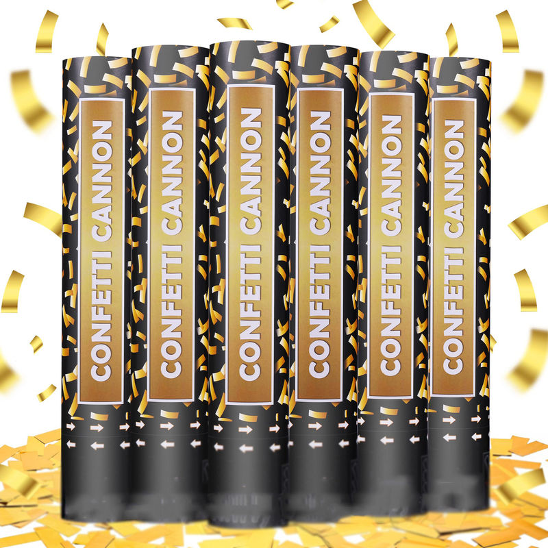 40cm Wielokolorowe Biodegradowalne Popper Confetti Cannons dla kolorowych uroczystości