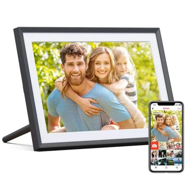 Zaopatrzenie hurtowe 10 cali 16g WiFi LCD Obłok Video Download Frameo Digital Photo Picture Frame