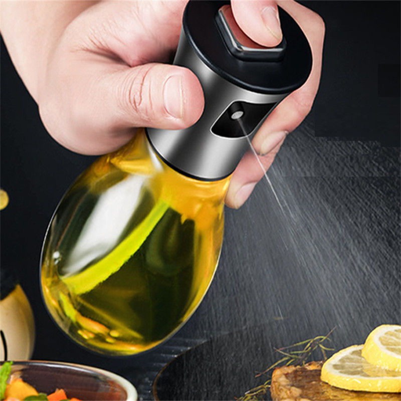 Wygodne i trwałe butelki olejowe Spray 165ml Szklane butelki olejowe Spray do gotowania sałatki BBQ