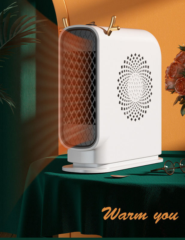 Instalacja PORTABLE Zimowe wnętrze 500W Mini Desktop Retro Elektryczny grzejnik domowy