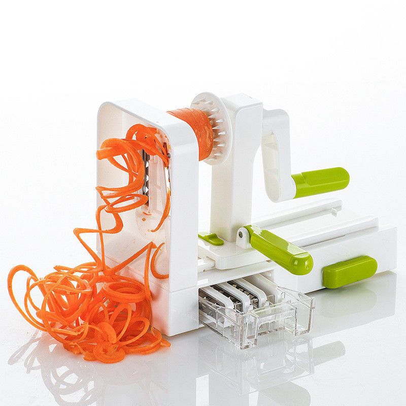 Rotary Owoce warzywa gryzonka 5 w 1 Multi Kuchnia ręczne cięcia wstążki spiralny skraplacz