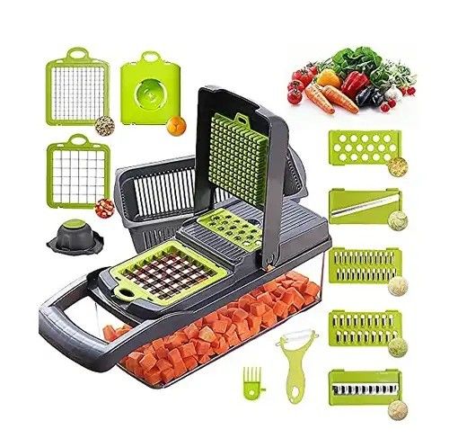 Łatwy do cięcia warzyw 12 w 1 cięcia żywności Mandolin Slicer do akcesoriów kuchennych